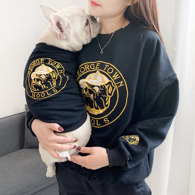 Embroidered Sweater for Small Dogs - French Bulldog & More