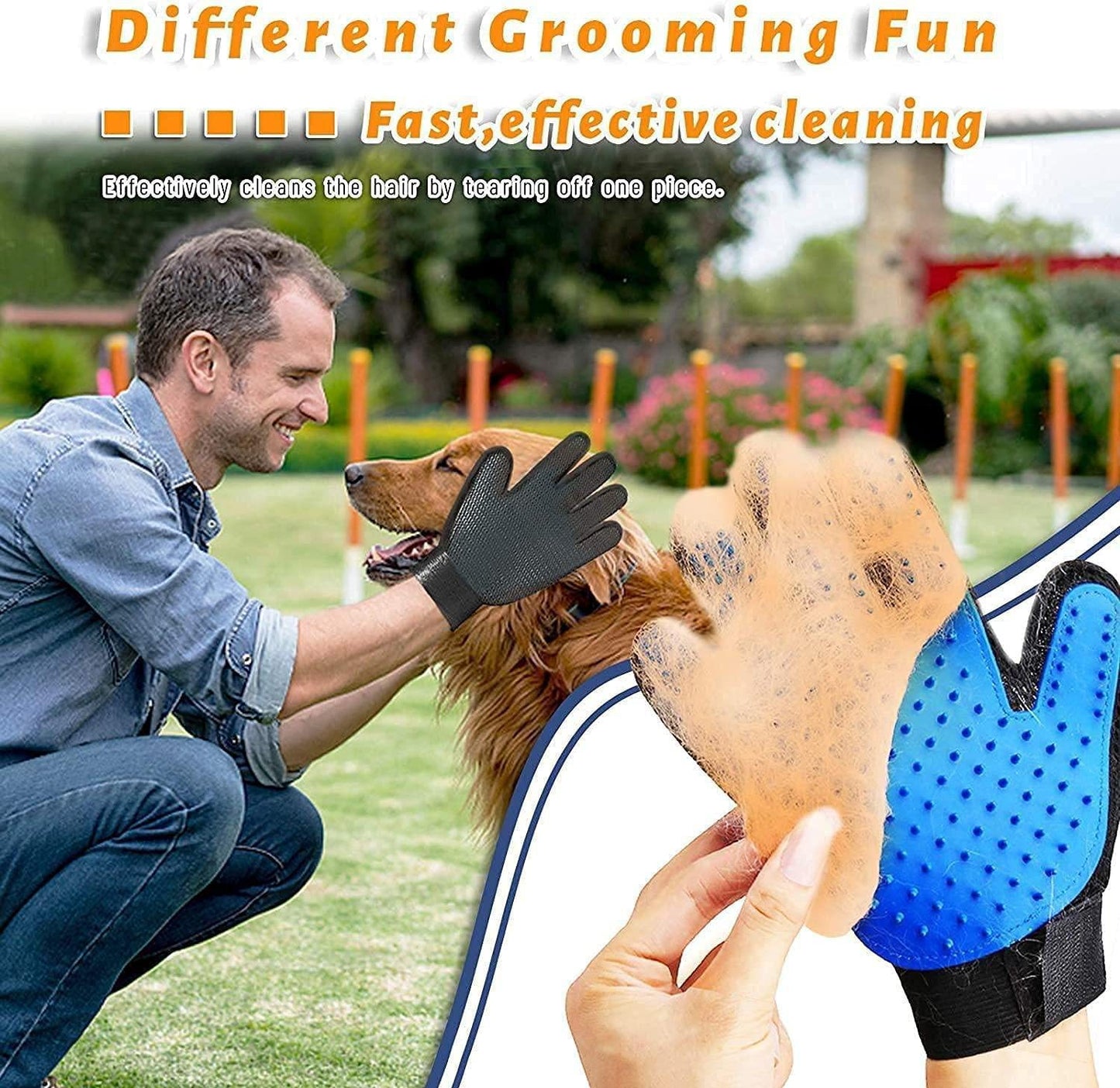PetCare Grooming and Massage Glove