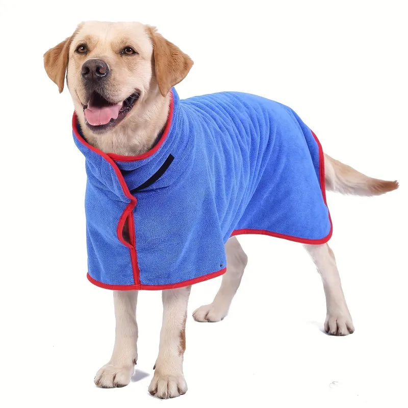 The Frenchie Drying Robe — Super-Absorbent Microfiber Bath Robe
