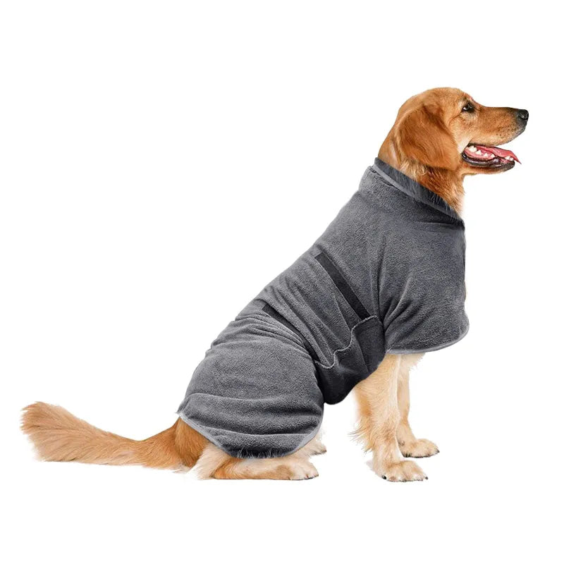 The Frenchie Drying Robe — Super-Absorbent Microfiber Bath Robe