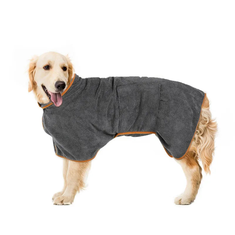 The Frenchie Drying Robe — Super-Absorbent Microfiber Bath Robe