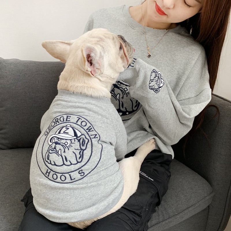 Embroidered Sweater for Small Dogs - French Bulldog & More